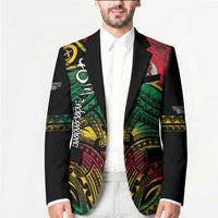 Vanuatu 46th Year Anniversary Blazer Vintage Grunge Vanuatu Flag Heritage