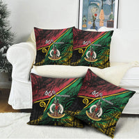 Vanuatu 46th Year Anniversary Pillow Cover Vintage Grunge Vanuatu Flag Heritage LT9 - Polynesian Pride