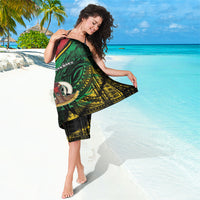 Vanuatu 46th Year Anniversary Sarong Vintage Grunge Vanuatu Flag Heritage LT9 - Polynesian Pride
