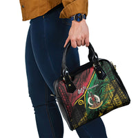 Vanuatu 46th Year Anniversary Shoulder Handbag Vintage Grunge Vanuatu Flag Heritage