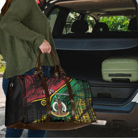 Vanuatu 46th Year Anniversary Travel Bag Vintage Grunge Vanuatu Flag Heritage LT9 - Polynesian Pride