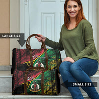 Vanuatu 46th Year Anniversary Travel Bag Vintage Grunge Vanuatu Flag Heritage LT9 - Polynesian Pride