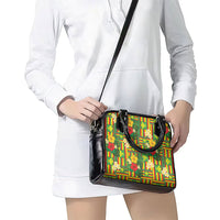 Hawaii Kanaka Maoli Hibiscus Shoulder Handbag Hawaiian Flag Motif