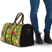 Hawaii Kanaka Maoli Hibiscus Travel Bag Hawaiian Flag Motif