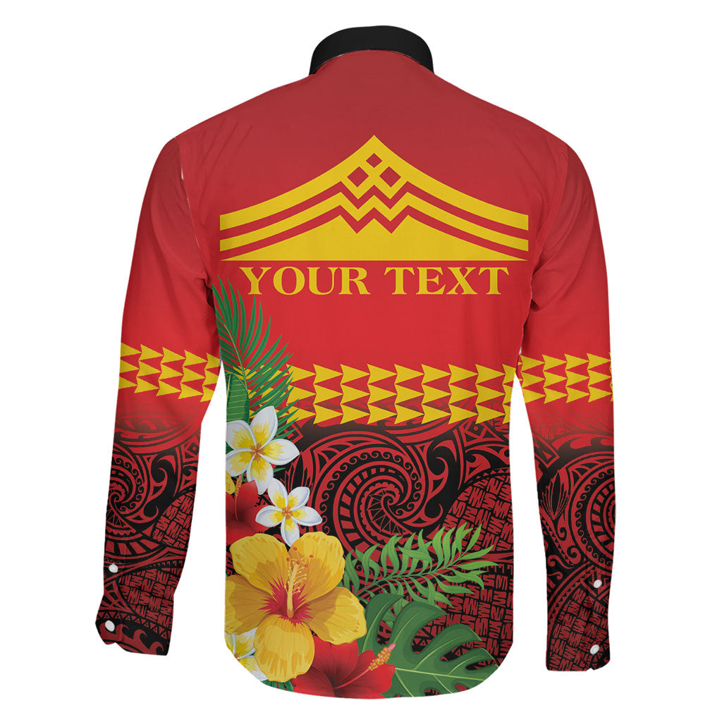 Hawaii Ku Kia'i Mauna Personalized Family Matching Long Sleeve Bodycon Dress and Hawaiian Shirt Hibiscus Kakau Pattern