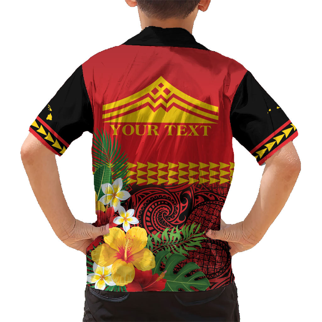 Hawaii Ku Kia'i Mauna Personalized Hawaiian Shirt Hibiscus Kakau Pattern