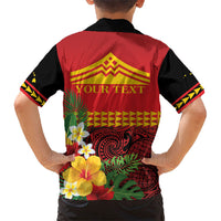 Hawaii Ku Kia'i Mauna Personalized Hawaiian Shirt Hibiscus Kakau Pattern