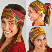 Hawaii Ku Kia'i Mauna Neck Gaiter Hibiscus Kakau Pattern