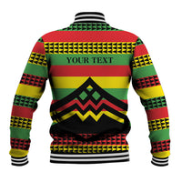 Hawaii Ku Kia'i Mauna Personalized Baseball Jacket Hawaiian Kanaka Maoli Motif