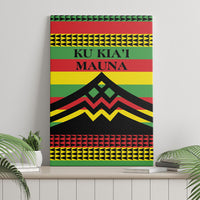 Hawaii Ku Kia'i Mauna Canvas Wall Art Hawaiian Kanaka Maoli Motif