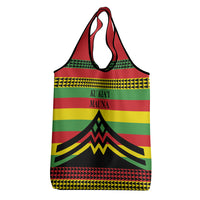 Hawaii Ku Kia'i Mauna Grocery Bag Hawaiian Kanaka Maoli Motif