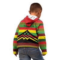 Hawaii Ku Kia'i Mauna Personalized Kid Hoodie Hawaiian Kanaka Maoli Motif