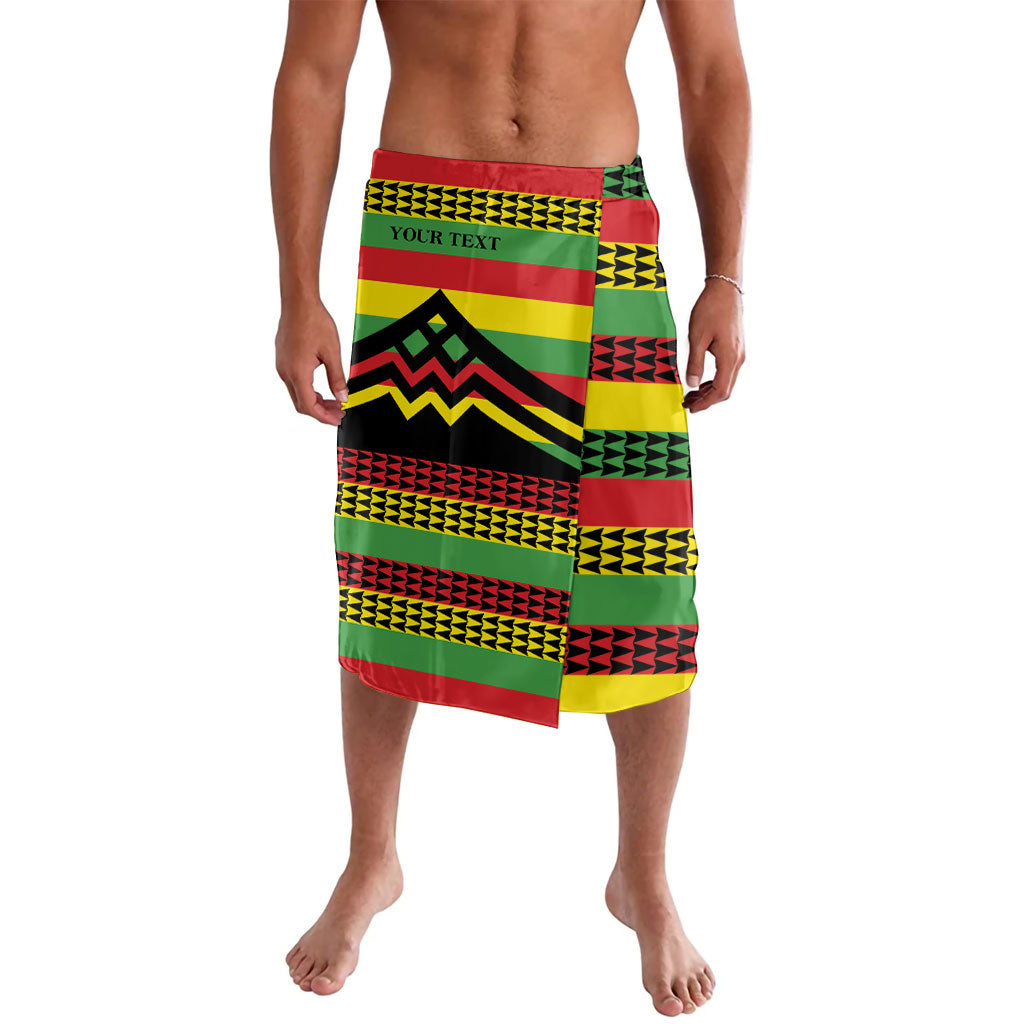 Hawaii Ku Kia'i Mauna Personalized Lavalava Hawaiian Kanaka Maoli Motif