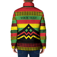 Hawaii Ku Kia'i Mauna Personalized Padded Jacket Hawaiian Kanaka Maoli Motif