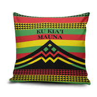 Hawaii Ku Kia'i Mauna Pillow Cover Hawaiian Kanaka Maoli Motif