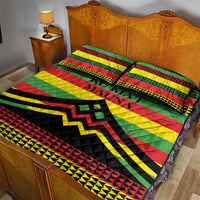Hawaii Ku Kia'i Mauna Quilt Bed Set Hawaiian Kanaka Maoli Motif