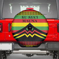 Hawaii Ku Kia'i Mauna Spare Tire Cover Hawaiian Kanaka Maoli Motif