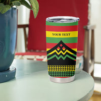 Hawaii Ku Kia'i Mauna Personalized Tumbler Cup Hawaiian Kanaka Maoli Motif