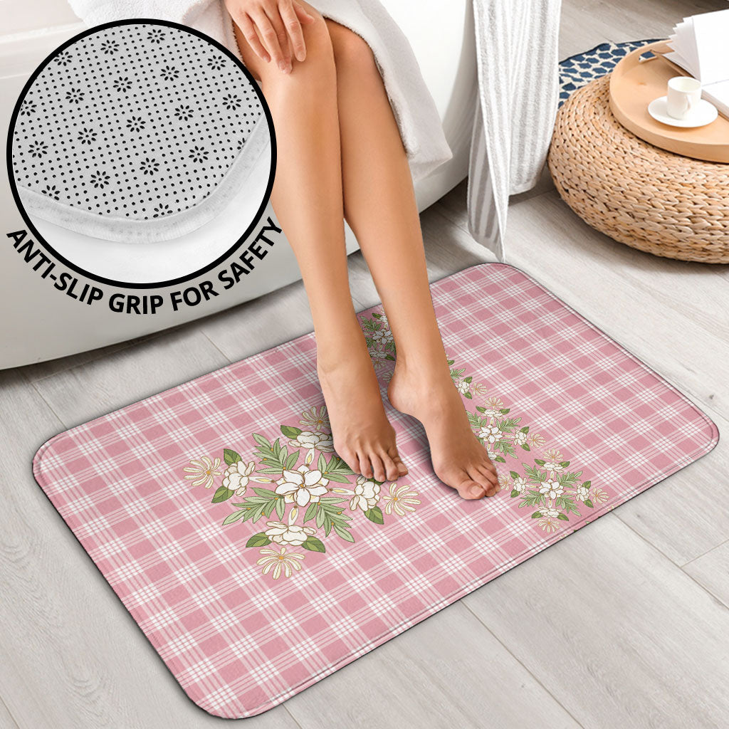 Akala Hamele Hawai'i Palaka Squares Maile Leaf Bathroom Set Flowers Hawaiian Quilt Patterns