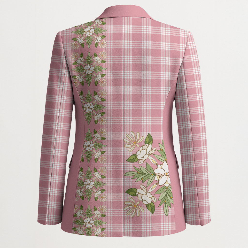 Akala Hamele Hawai'i Palaka Squares Maile Leaf Blazer Flowers Hawaiian Quilt Patterns