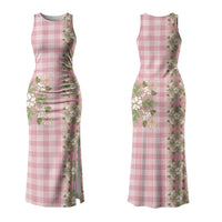 Akala Hamele Hawai'i Palaka Squares Maile Leaf Couples Matching Tank Maxi Dress and Hawaiian Shirt Flowers Hawaiian Quilt Patterns