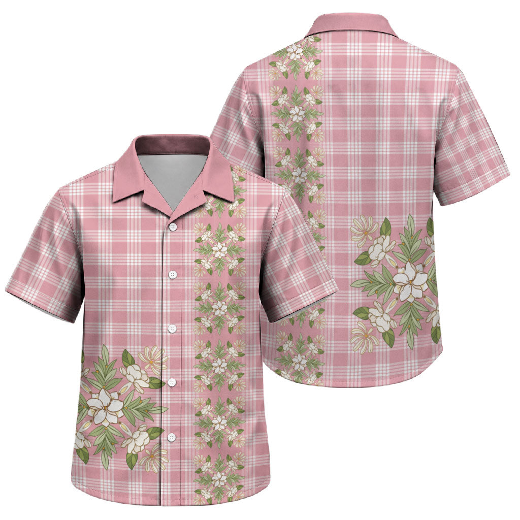 Akala Hamele Hawai'i Palaka Squares Maile Leaf Family Matching Short Sleeve Bodycon Dress and Hawaiian Shirt Flowers Hawaiian Quilt Patterns