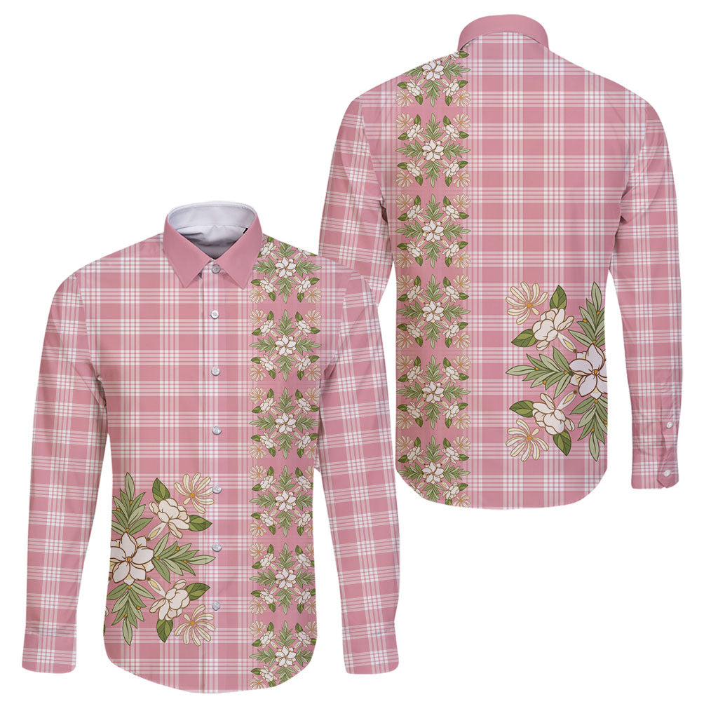 Akala Hamele Hawai'i Palaka Squares Maile Leaf Family Matching Tank Maxi Dress and Hawaiian Shirt Flowers Hawaiian Quilt Patterns