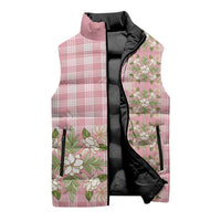 Akala Hamele Hawai'i Palaka Squares Maile Leaf Sleeveless Puffer Jacket Flowers Hawaiian Quilt Patterns