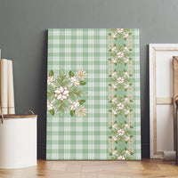 Liko Kukui Hawai'i Palaka Squares Maile Leaf Canvas Wall Art Flowers Hawaiian Quilt Patterns