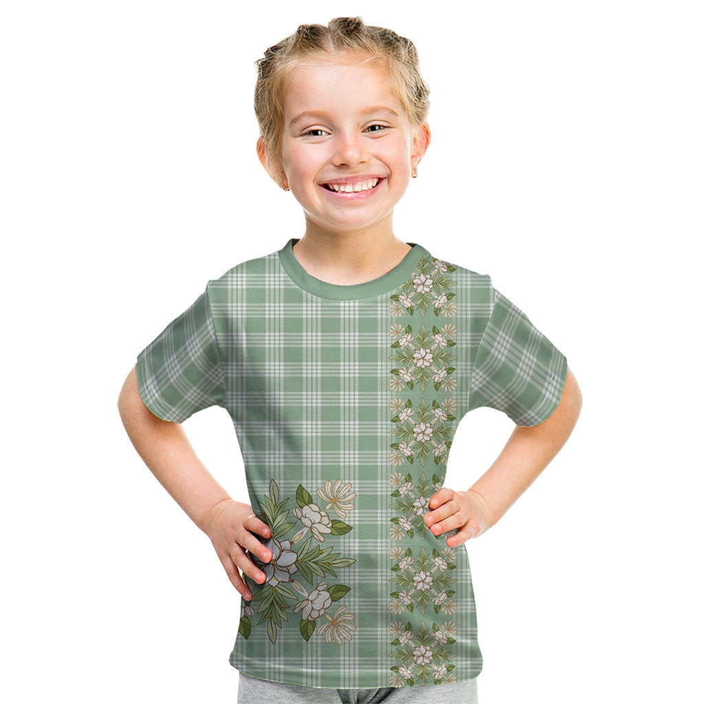 Liko Kukui Hawai'i Palaka Squares Maile Leaf Kid T Shirt Flowers Hawaiian Quilt Patterns