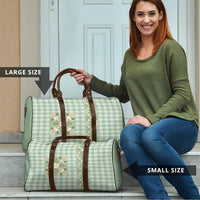 Liko Kukui Hawai'i Palaka Squares Maile Leaf Travel Bag Flowers Hawaiian Quilt Patterns