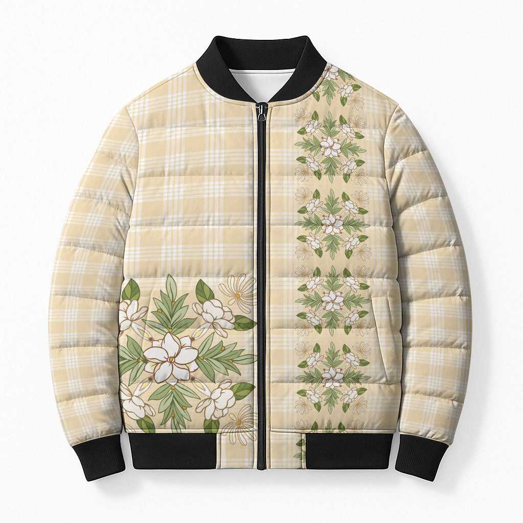 Melemele Ahiahia Hawai'i Palaka Squares Maile Leaf Bomber Puffer Jacket Flowers Hawaiian Quilt Patterns