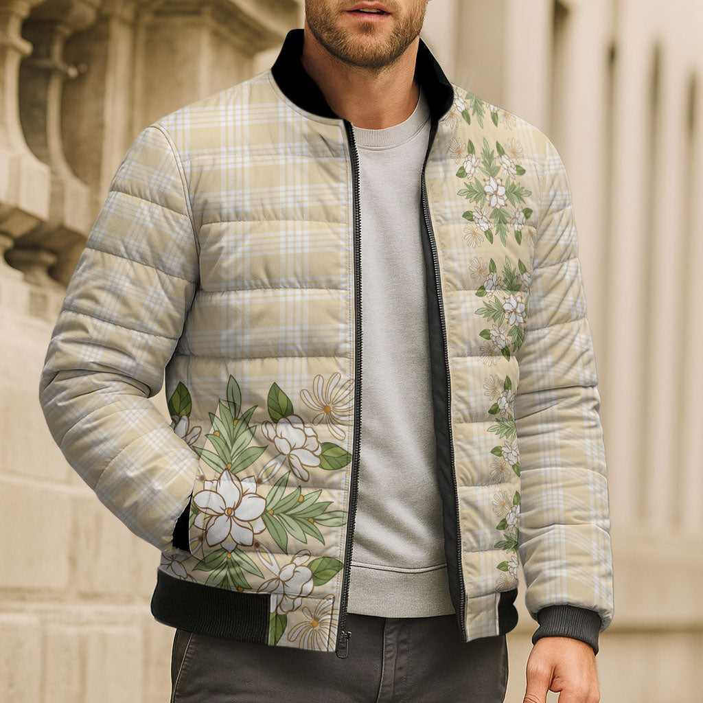 Melemele Ahiahia Hawai'i Palaka Squares Maile Leaf Bomber Puffer Jacket Flowers Hawaiian Quilt Patterns