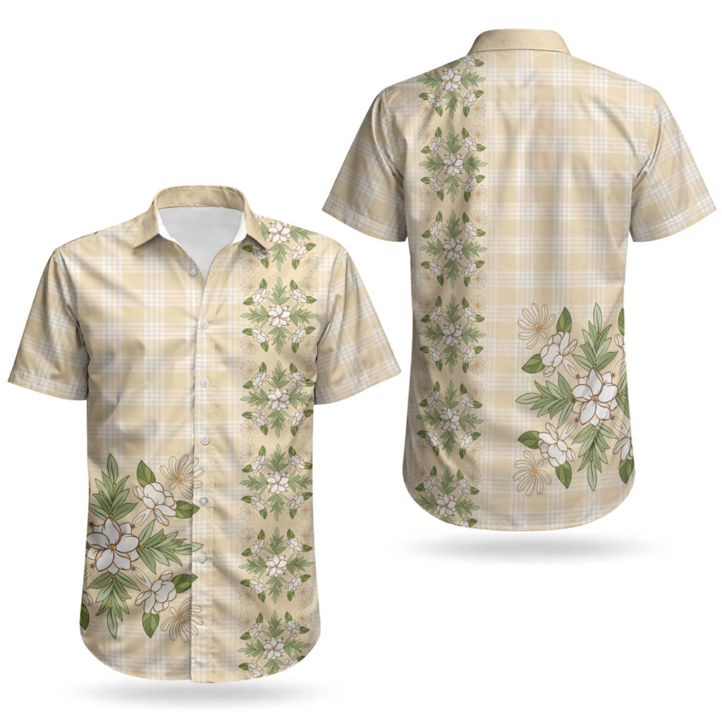 Melemele Ahiahia Hawai'i Palaka Squares Maile Leaf Couples Matching Mermaid Dress and Hawaiian Shirt Flowers Hawaiian Quilt Patterns