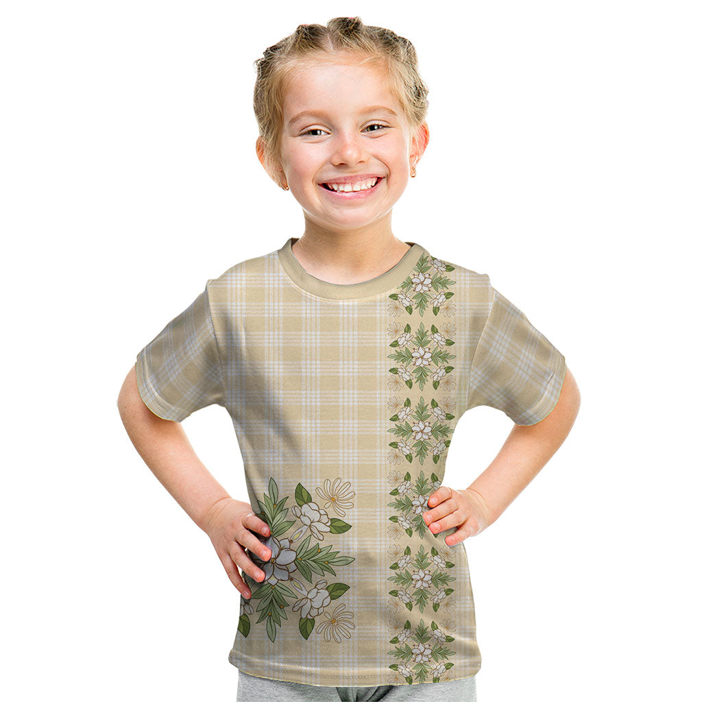 Melemele Ahiahia Hawai'i Palaka Squares Maile Leaf Kid T Shirt Flowers Hawaiian Quilt Patterns
