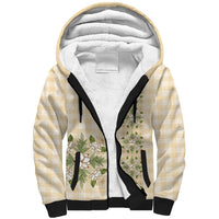 Melemele Ahiahia Hawai'i Palaka Squares Maile Leaf Sherpa Hoodie Flowers Hawaiian Quilt Patterns