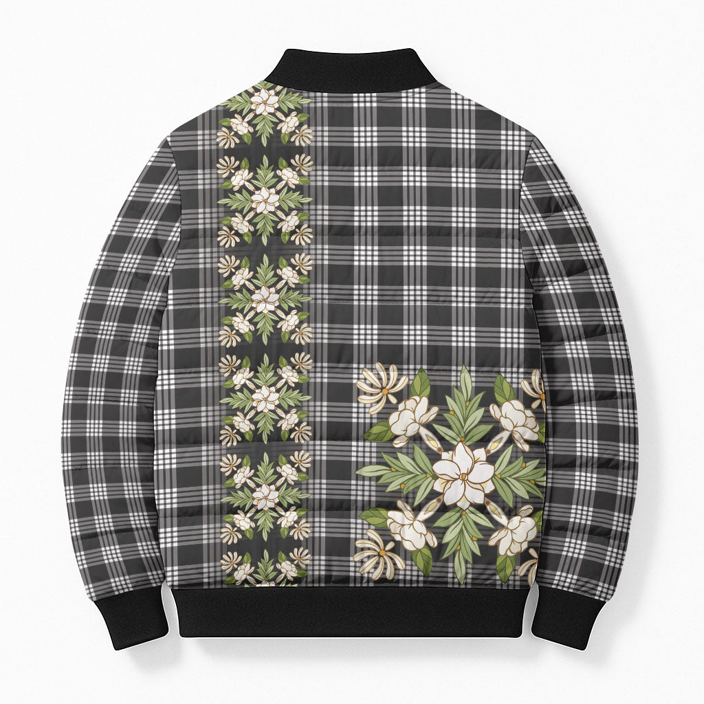 Pauli Hawai'i Palaka Squares Maile Leaf Bomber Puffer Jacket Flowers Hawaiian Quilt Patterns
