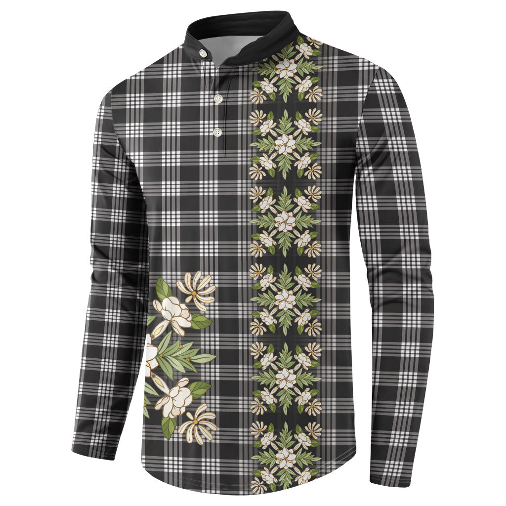 Pauli Hawai'i Palaka Squares Maile Leaf Button Sweatshirt Flowers Hawaiian Quilt Patterns