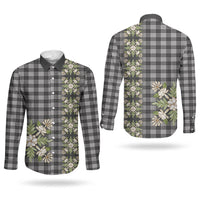 Pauli Hawai'i Palaka Squares Maile Leaf Couples Matching Summer Maxi Dress and Long Sleeve Button Shirt Flowers Hawaiian Quilt Patterns