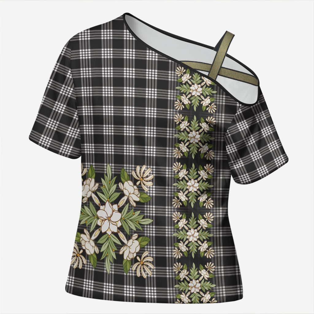 Pauli Hawai'i Palaka Squares Maile Leaf Cross Shoulder Shirt Flowers Hawaiian Quilt Patterns