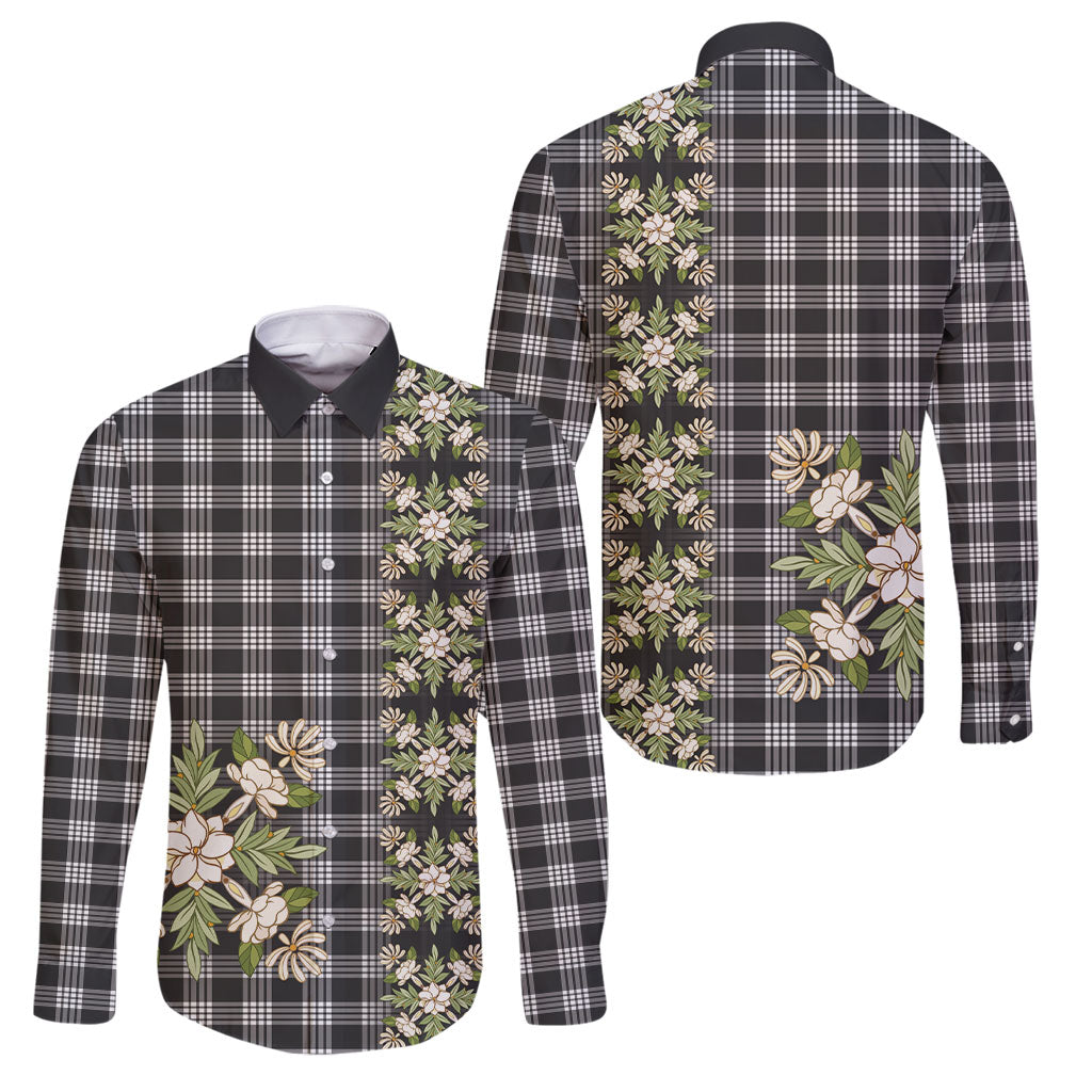 Pauli Hawai'i Palaka Squares Maile Leaf Family Matching Puletasi and Hawaiian Shirt Flowers Hawaiian Quilt Patterns
