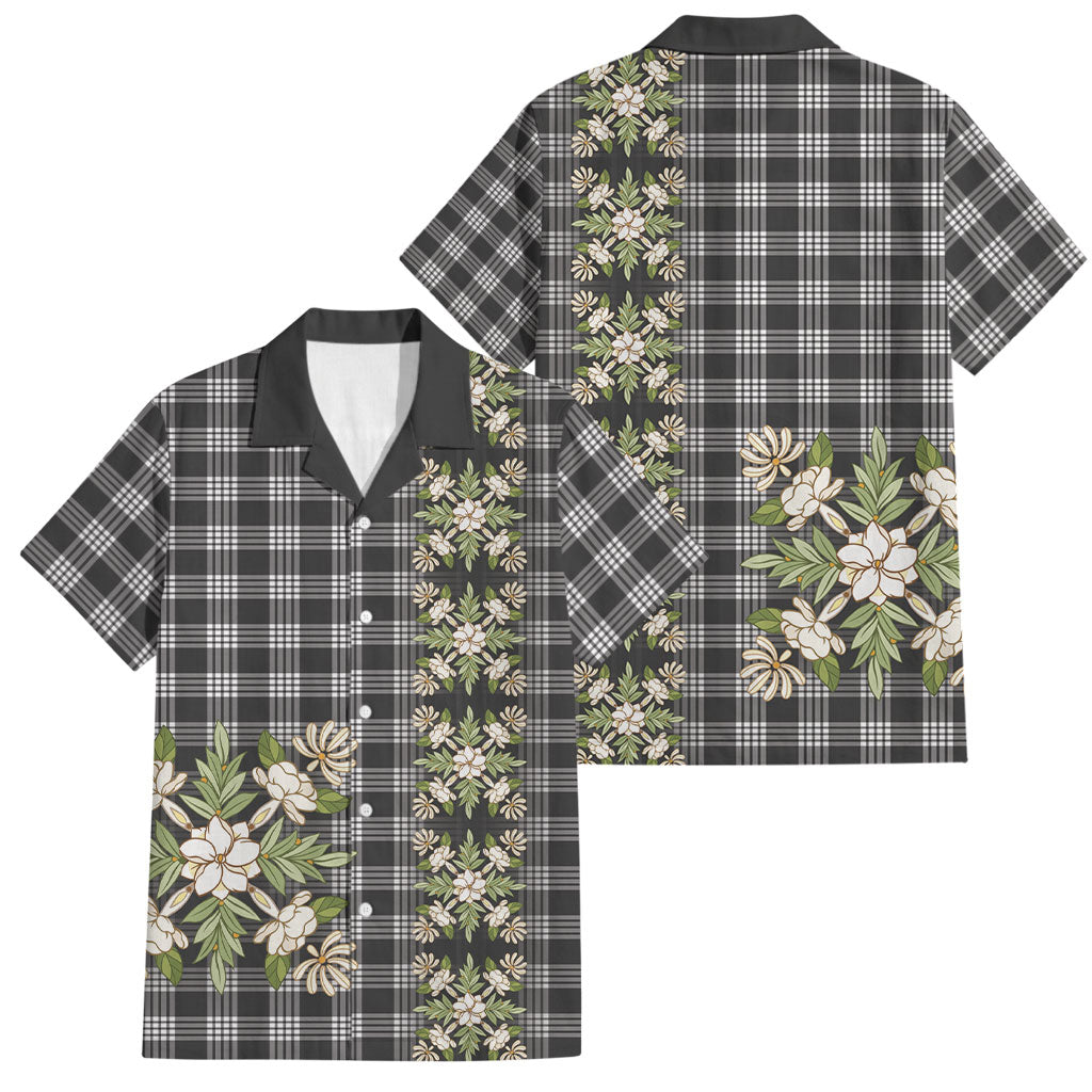 Pauli Hawai'i Palaka Squares Maile Leaf Family Matching Short Sleeve Bodycon Dress and Hawaiian Shirt Flowers Hawaiian Quilt Patterns