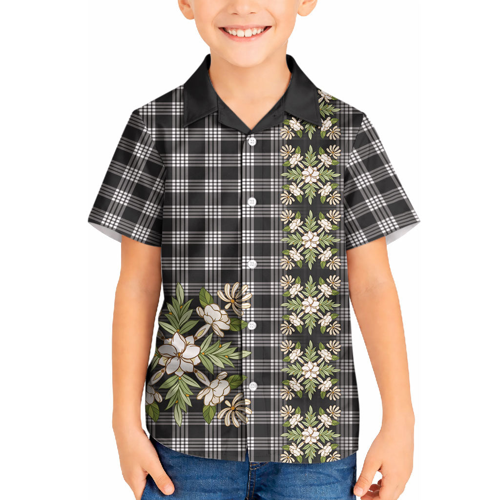 Pauli Hawai'i Palaka Squares Maile Leaf Kid Hawaiian Shirt Flowers Hawaiian Quilt Patterns