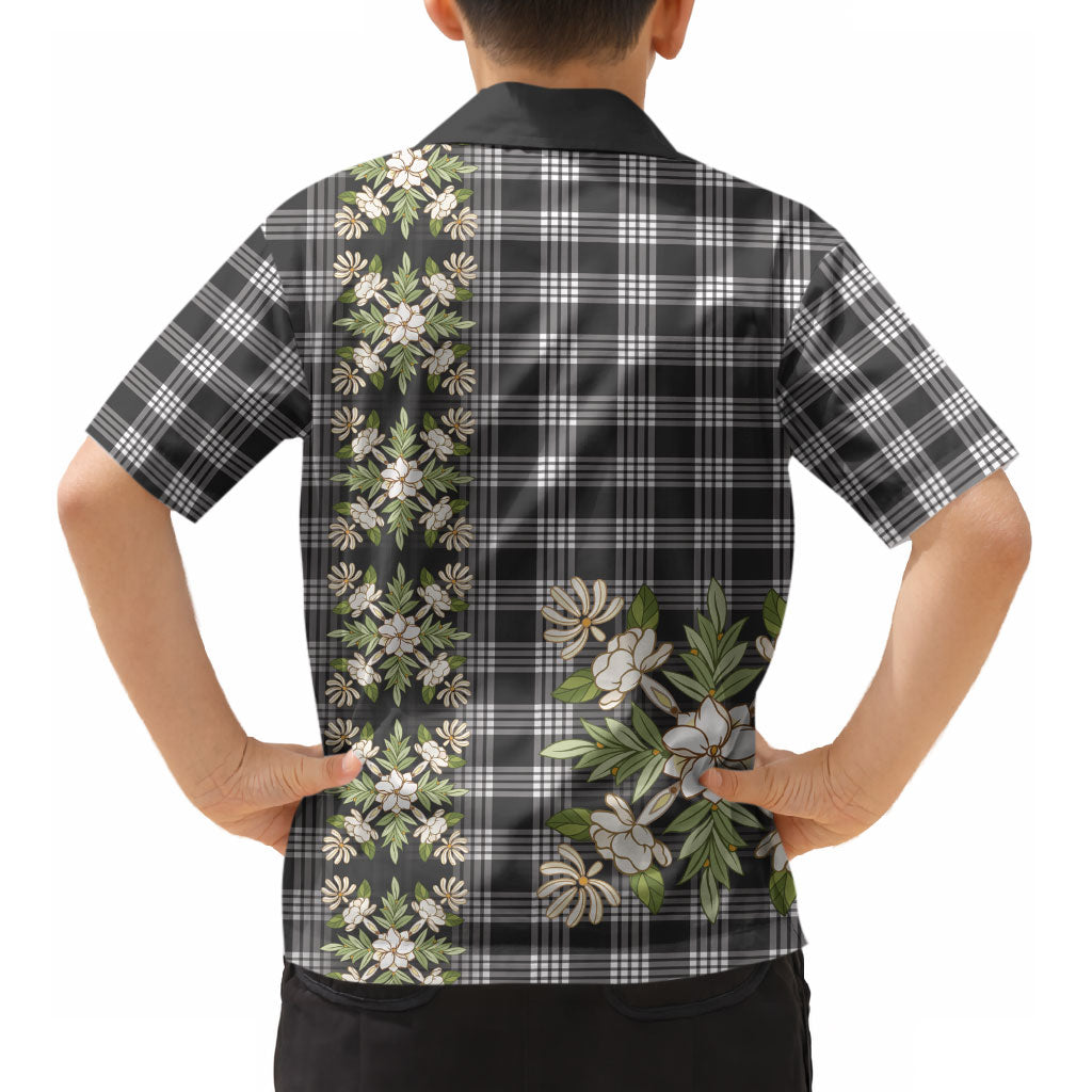Pauli Hawai'i Palaka Squares Maile Leaf Kid Hawaiian Shirt Flowers Hawaiian Quilt Patterns