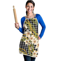 Ele'ele Hawai'i Palaka Plumeria Apron Puakenikeni and Maile Lei LT9 - Polynesian Pride