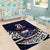 Custom Samoa Rugby Pacific Area Rug Samoan Warrior Tribal Pattern