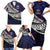 Custom Samoa Rugby Pacific Family Matching Short Sleeve Bodycon Dress and Hawaiian Shirt Samoan Warrior Tribal Pattern