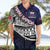 Custom Samoa Rugby Pacific Hawaiian Shirt Samoan Warrior Tribal Pattern