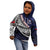 Custom Samoa Rugby Pacific Kid Hoodie Samoan Warrior Tribal Pattern