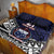 Custom Samoa Rugby Pacific Quilt Bed Set Samoan Warrior Tribal Pattern